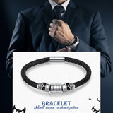 Skull Engraved Halloween Bracelet for Men