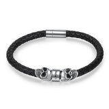 Skull Engraved Halloween Bracelet for Men