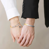 Personalized Engraved Name Stainless Steel Bracelets