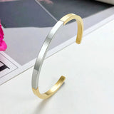 Personalized Engraved Name Stainless Steel Bracelets