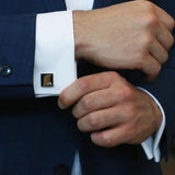 Personalized Engraved Stainless Steel Cufflinks - Father of the Bride Gift