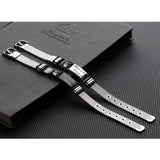 Custom Engraved Stainless Steel Wristband - Personalized Photo & Text Bracelet