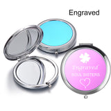 Personalized Engraved Women Jewelry Compact DIY Gift