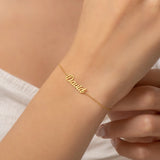 Personalized Arabic Name Engraved Stainless Steel Box Chain Jewelry