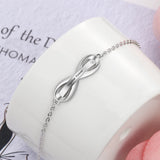 Personalized Infinity Bracelet with Name Bar for Women