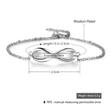 Personalized Infinity Bracelet with Name Bar for Women