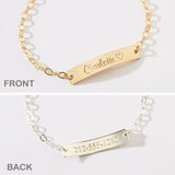 Personalized Engraving Name Bracelet Children's Nameplate Jewelry