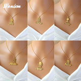 Custom Stainless Steel Photo Pendant Name Necklace for Women