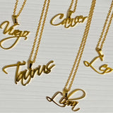 Personalized Exclusive Name Pendant Necklace All-match Clavicle Chain