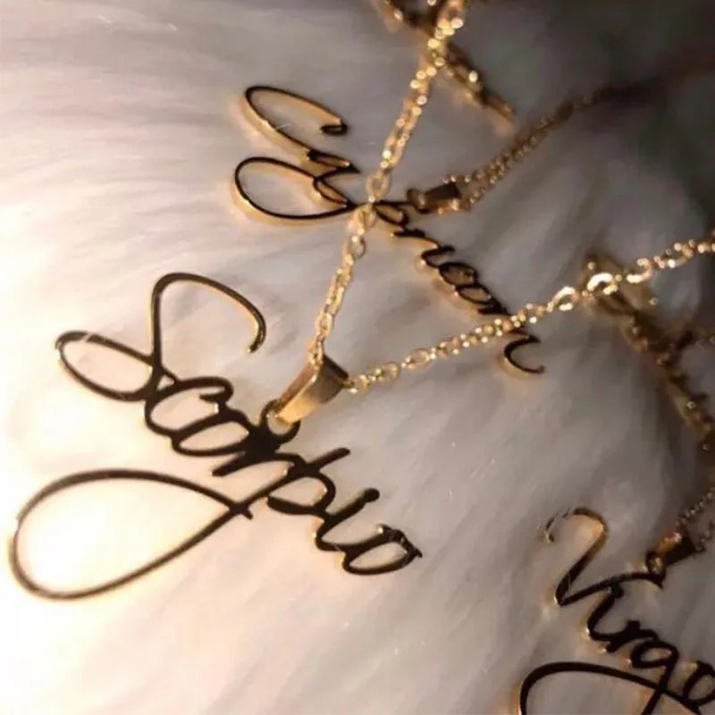 Personalized Exclusive Name Pendant Necklace All-match Clavicle Chain