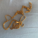 Personalized Exclusive Name Pendant Necklace All-match Clavicle Chain