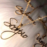 Personalized Exclusive Name Pendant Necklace All-match Clavicle Chain
