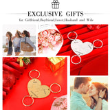 Engraved Family Keychain Set Dad Mom Kids Gift Key Ring