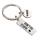 Family Keychain Set - Mom & Dad Love Keyrings