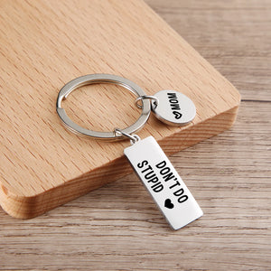 Family Keychain Set - Mom & Dad Love Keyrings