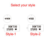 Family Keychain Set - Mom & Dad Love Keyrings