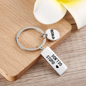 Family Keychain Set - Mom & Dad Love Keyrings