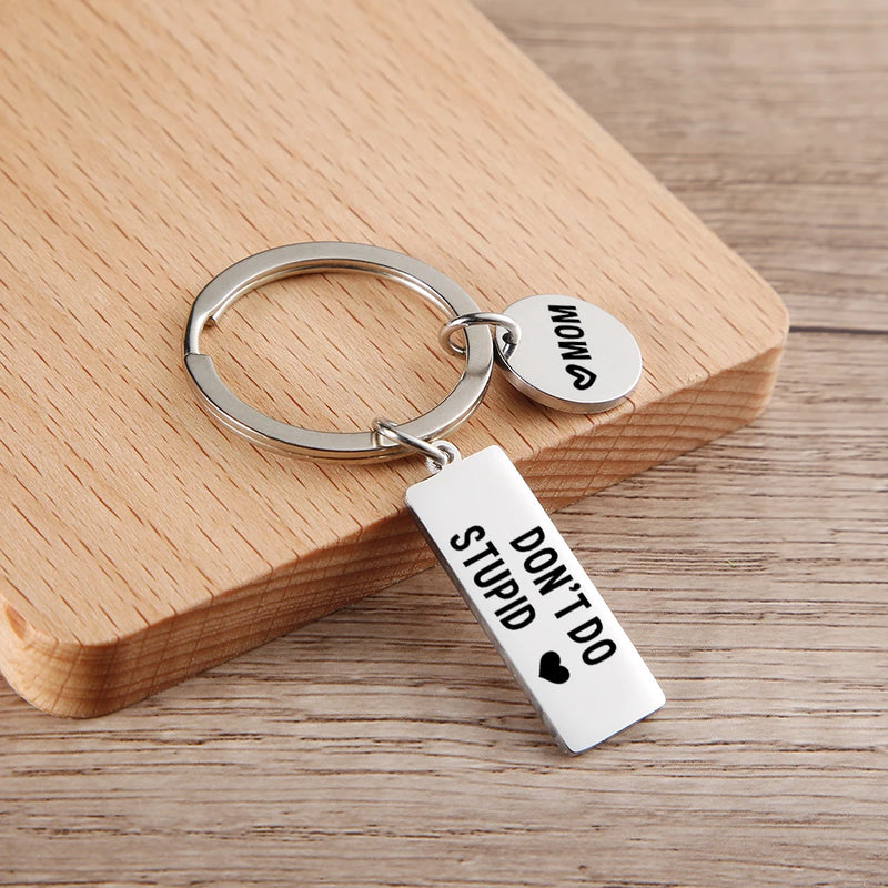 Family Keychain Set - Mom & Dad Love Keyrings