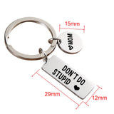 Family Keychain Set - Mom & Dad Love Keyrings