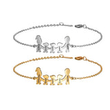 Personalized Family Name Bracelet ID Stainless Steel Jewelry Bangle