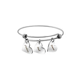 Personalized Family Name Hearts Bracelet Women's Jewelry Gift