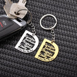 Family Name Keychain for Father Husband Men Car Anniversary