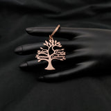 Personalized Family Tree Pendant Keychain Gift for Women