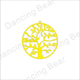 Custom Family Tree Name Necklace, Stainless Steel, Up to 6 Names