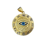 God's Eye Necklace Stainless Steel Pendant Gift
