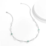 Pearl Two-Color Beaded Necklace Hip-Hop Men's Jewelry
