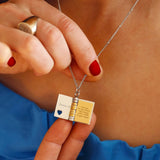 Personalized Book Necklace for Couples
