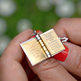 Personalized Book Necklace for Couples