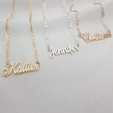 Personalized Chain Name Necklace ID Choker Necklaces For Women Stainless Steel