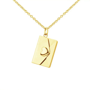 Personalized Frame Pendant Necklace Stainless Steel Locket Pendant