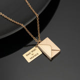 Personalized Frame Pendant Stainless Steel Locket Necklace