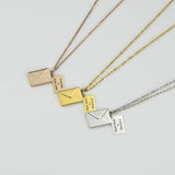 Personalized Frame Pendant Stainless Steel Locket Necklace