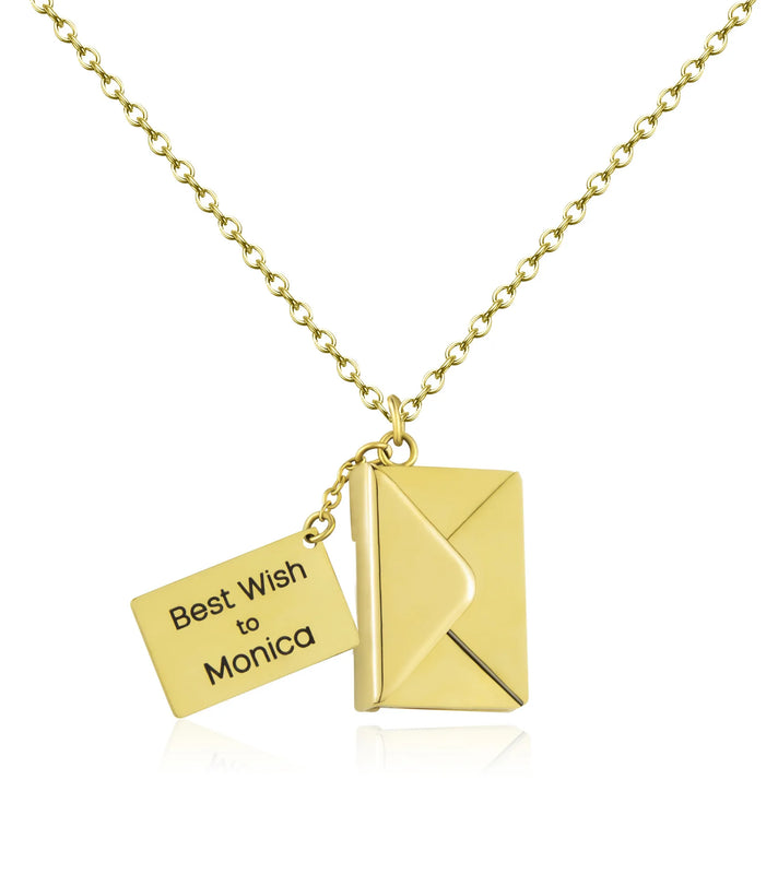 Personalized Frame Pendant Stainless Steel Locket Necklace