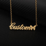 Personalized Frosted Name Necklaces Men Women Cuban Chain
