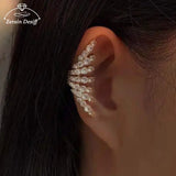 Full Drill Ear Bone Clip Without Piercing High-end Ear Jewelry for Women