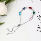 Gemstone Bracelet Silver Jewelry Anniversary Gift for Women