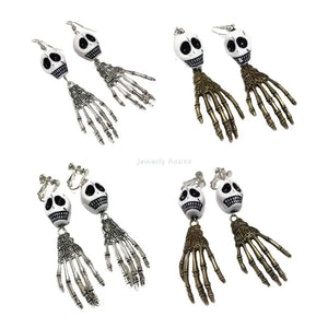 Personalized Ghost Hand Earrings Halloween Dangle Party Jewelry