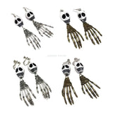 Personalized Ghost Hand Earrings Halloween Dangle Party Jewelry