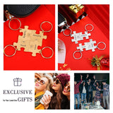 Personalized Engraved Keychain Puzzle - Birthday Gift