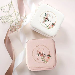 Personalized Initial Jewelry Box Bridesmaid Gift