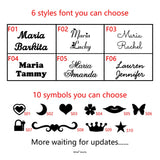 Personalized Name Bangle Stainless Steel ID Nameplate Bracelet Women Gift