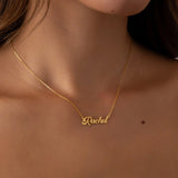 Personalized Script Name Necklace-Dainty Handmade Charm Jewellery
