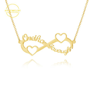 Personalized Name Necklace Infinity Pendant Friendship Necklace