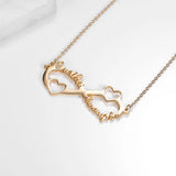 Personalized Name Necklace Infinity Pendant Friendship Necklace