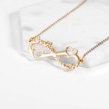 Personalized Name Necklace Infinity Pendant Friendship Necklace