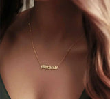 Custom Old English Name Necklace Personalized Gothic Jewelry
